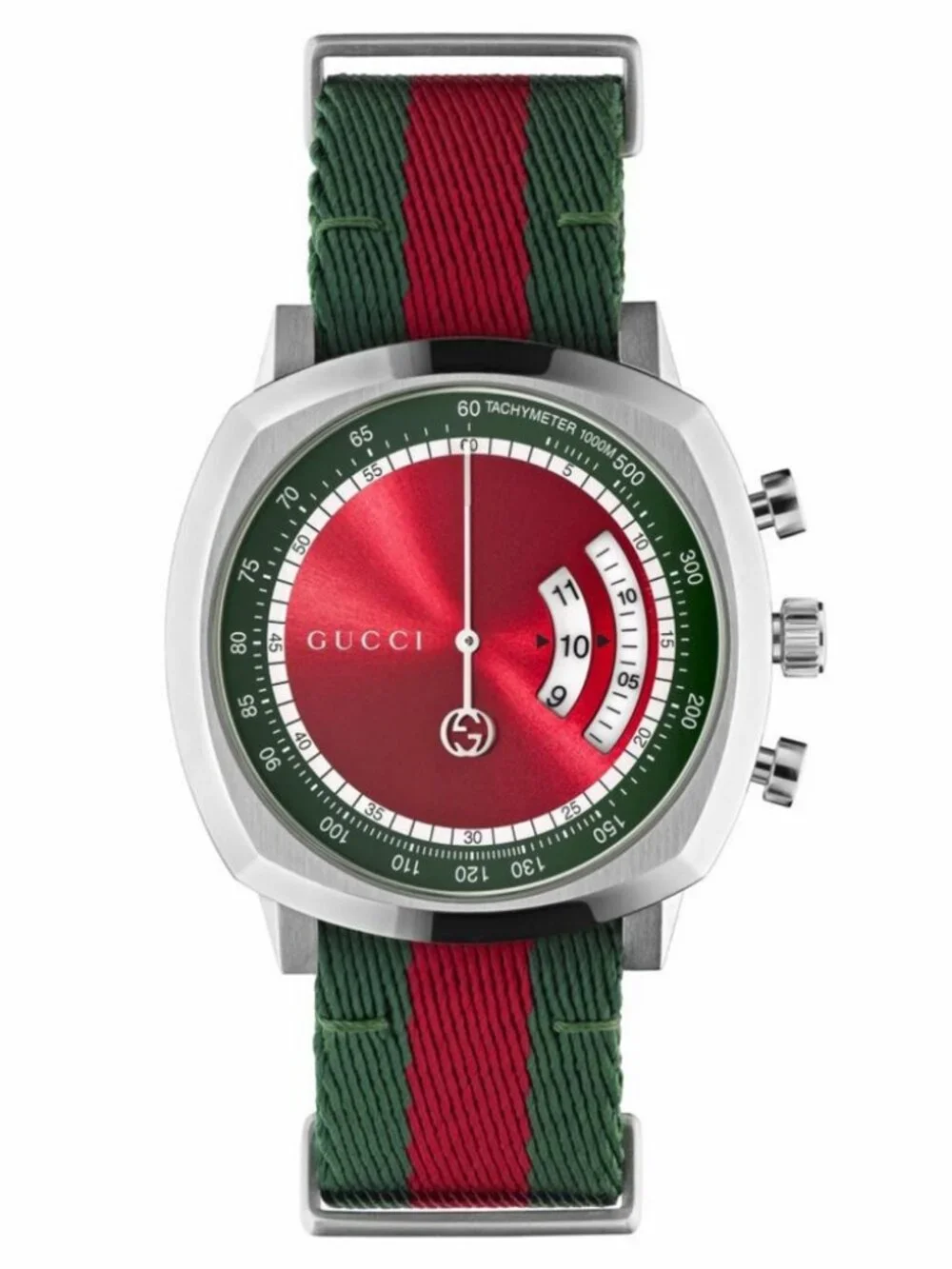 Gucci - YA157304 - Quartz Men's Grip Chronograph Nylon Strap Watch